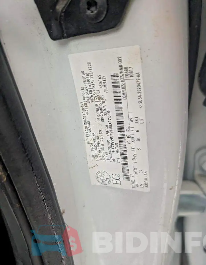1FT7W2BT9LED27519 Photo# 12