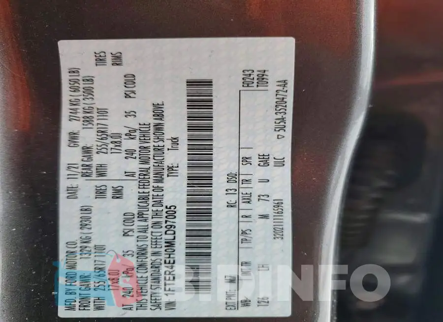 1FTER4EH0MLD97005 Photo# 12