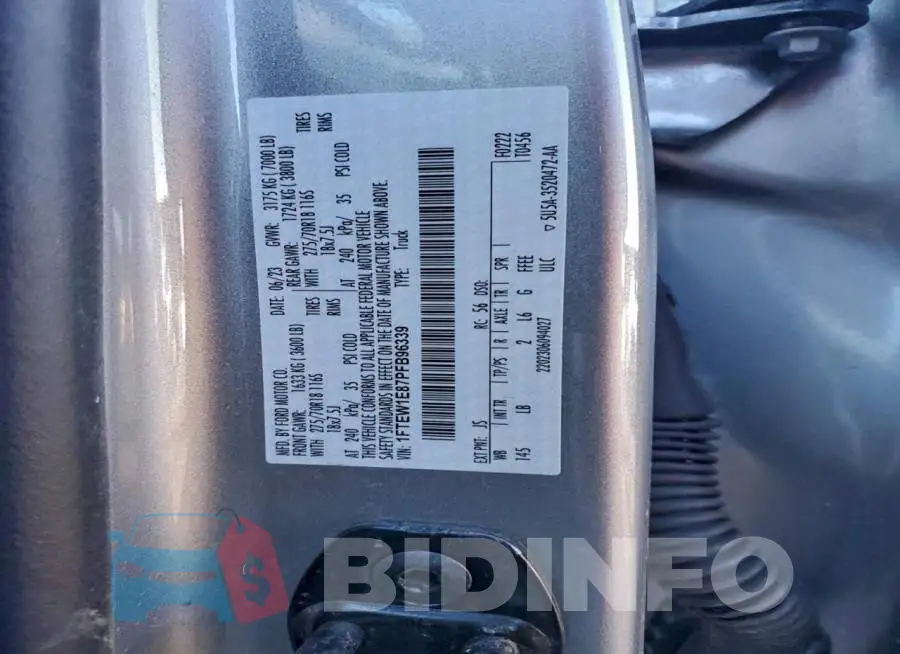 1FTEW1E87PFB96339 Photo# 12
