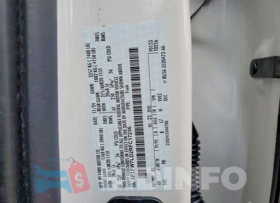 1FTFW7LD2RFC17236 Photo# 12