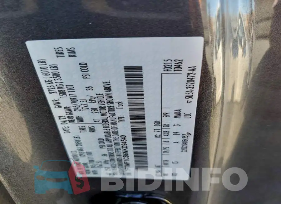 1FTMF1CB6NKD94540 Photo# 12