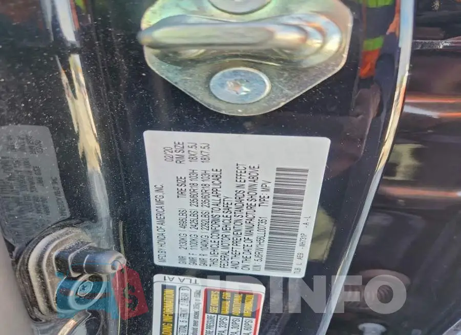 5J6RW1H56LL007351 Photo# 13