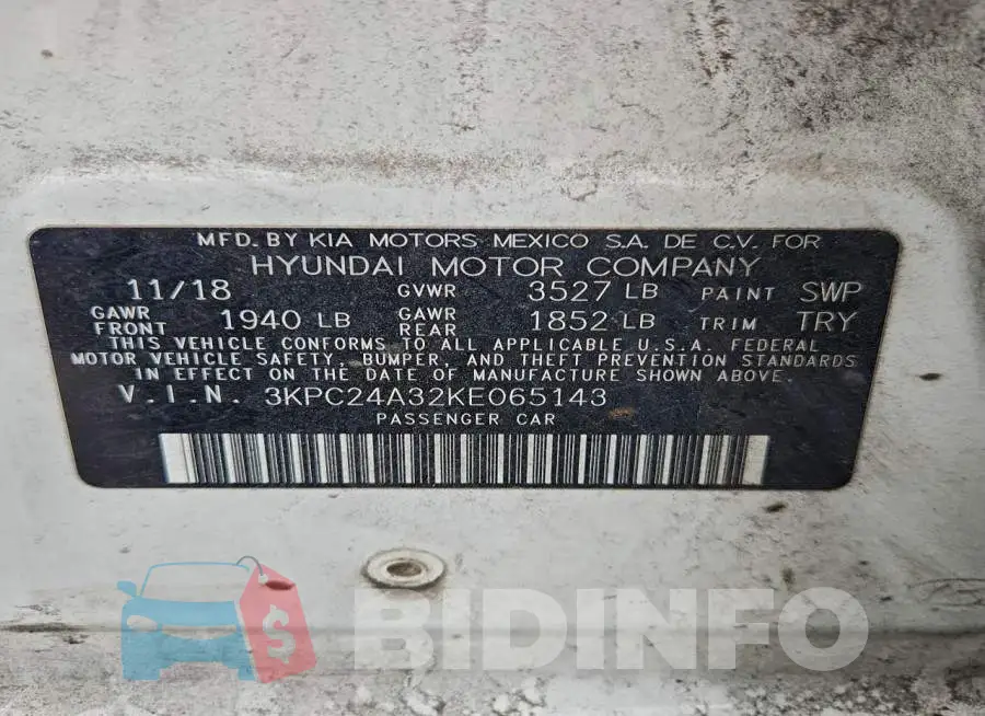 3KPC24A32KE065143 Photo# 12