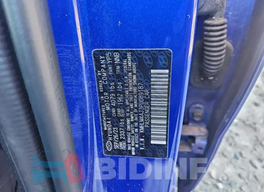 KMHLM4AJ3PU089187 Photo# 12