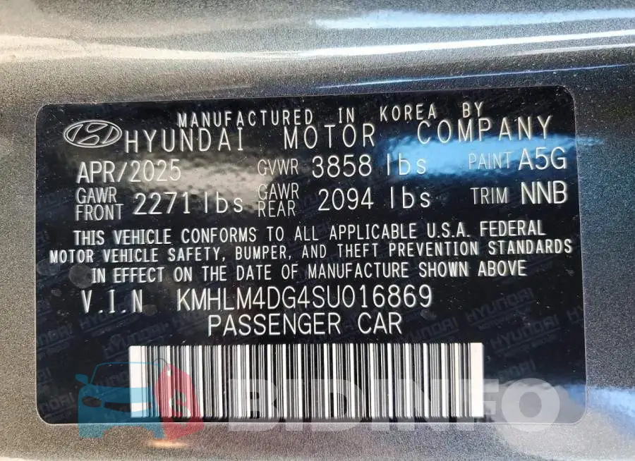 KMHLM4DG4SU016869 Photo# 10