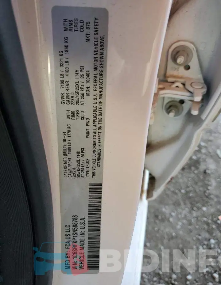 1C6SRFKP1SN588788 Photo# 12