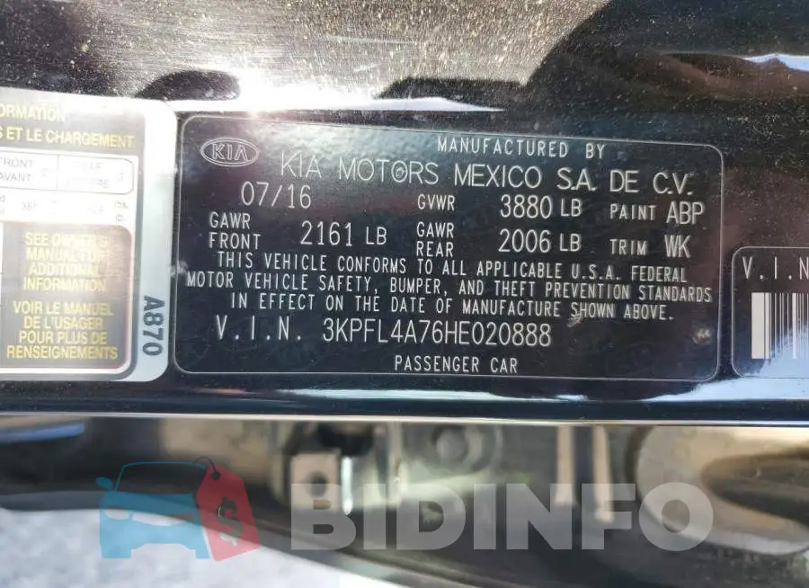 3KPFL4A76HE020888 Photo# 12
