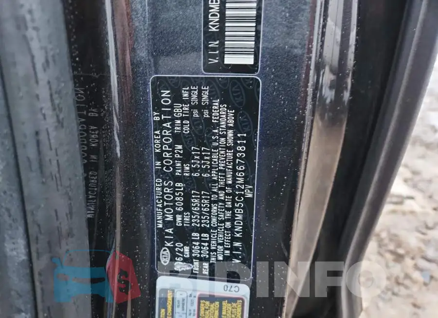 KNDMB5C12M6673811 Photo# 13