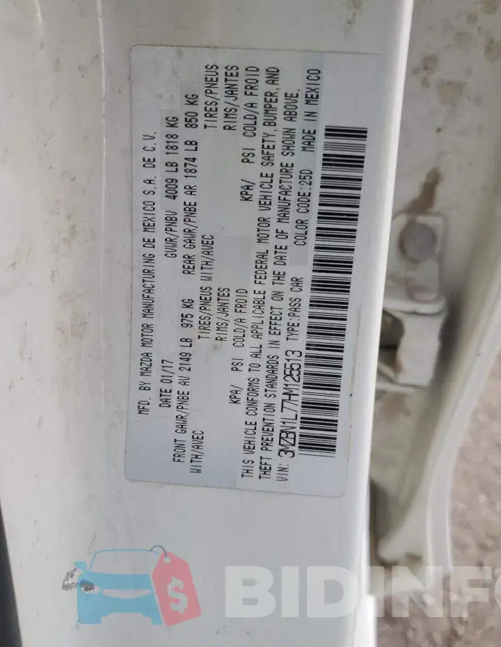 3MZBN1L77HM125513 Photo# 12
