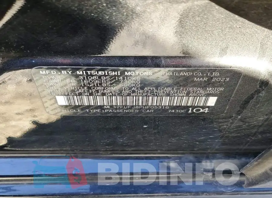 ML32FUFJ8PHF05316 Photo# 13