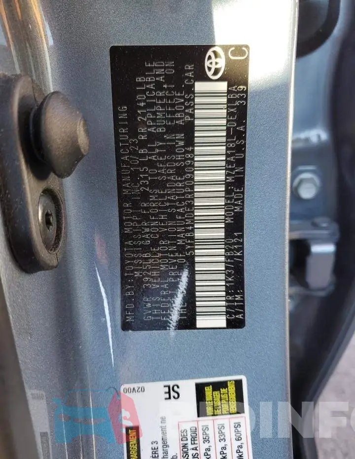 5YFB4MDE3RP090984 Photo# 12