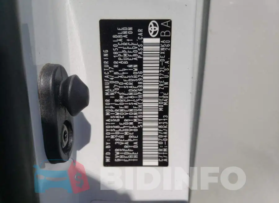 5YFBURHE2HP688926 Photo# 13