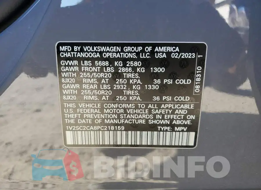 1V2SC2CA8PC218159 Photo# 13