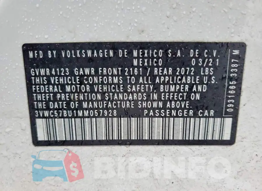 3VWC57BU1MM057928 Photo# 12