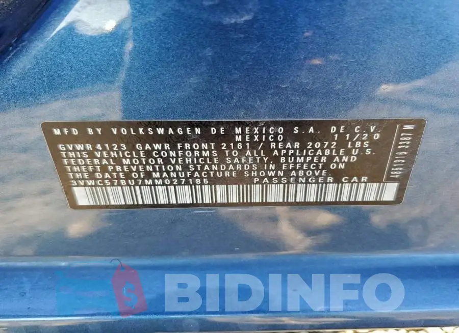 3VWC57BU7MM027185 Photo# 12