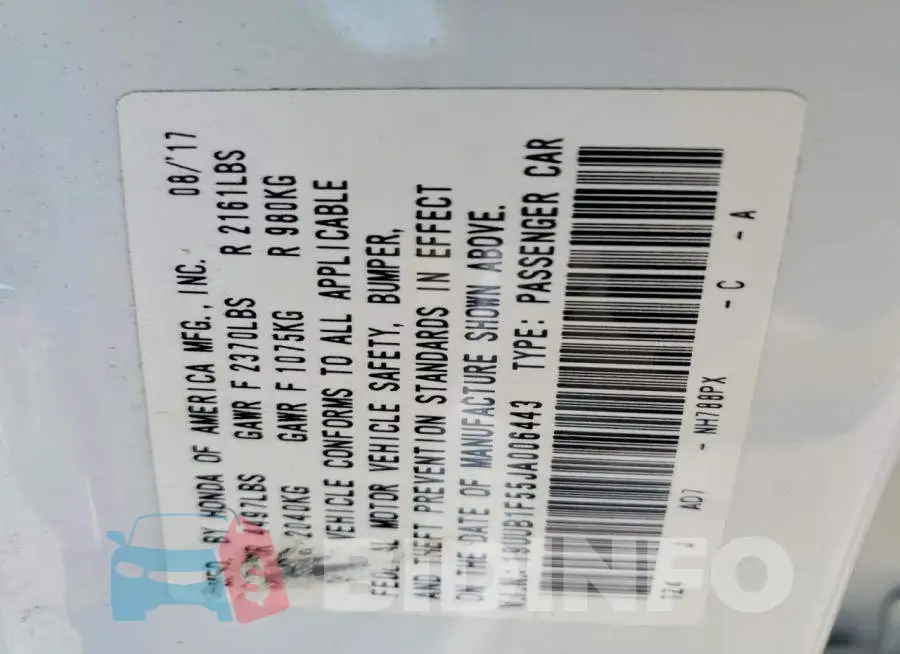 19UUB1F55JA006443 Photo# 12