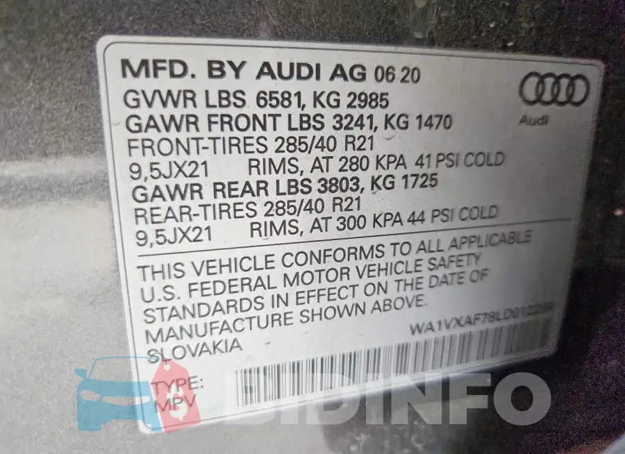 WA1VXAF78LD012299 Photo# 13