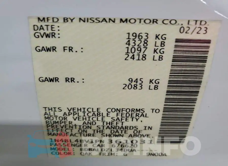 1N4BL4BV1PN361031 Photo# 13