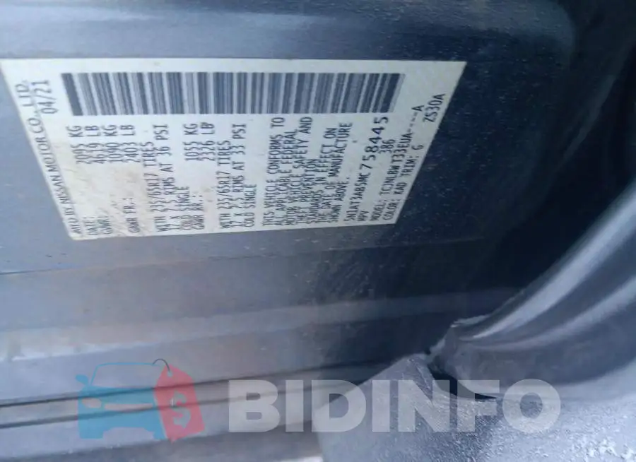 5N1AT3AB5MC758445 Photo# 12