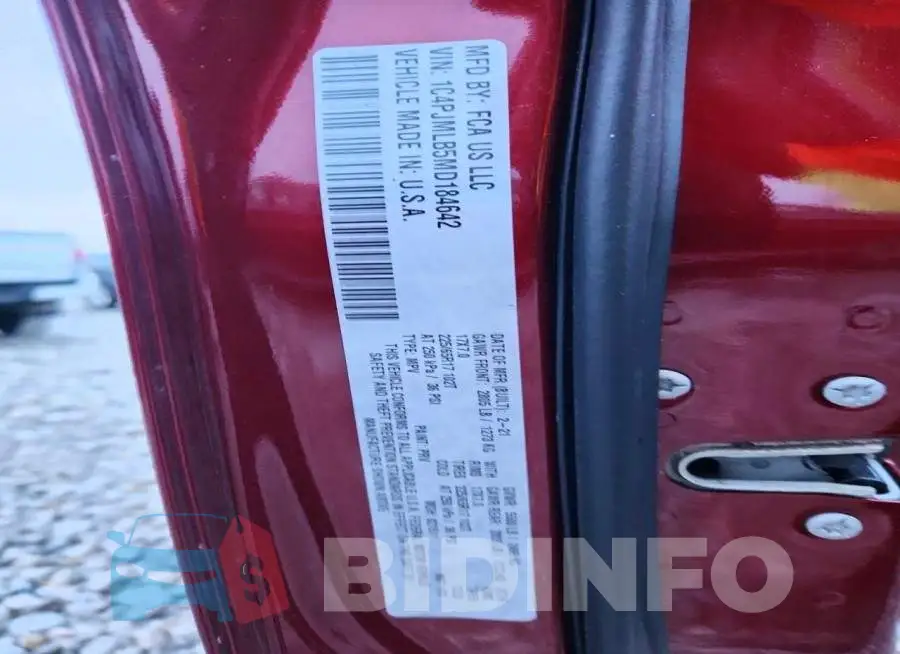 1C4PJMLB5MD184642 Photo# 13
