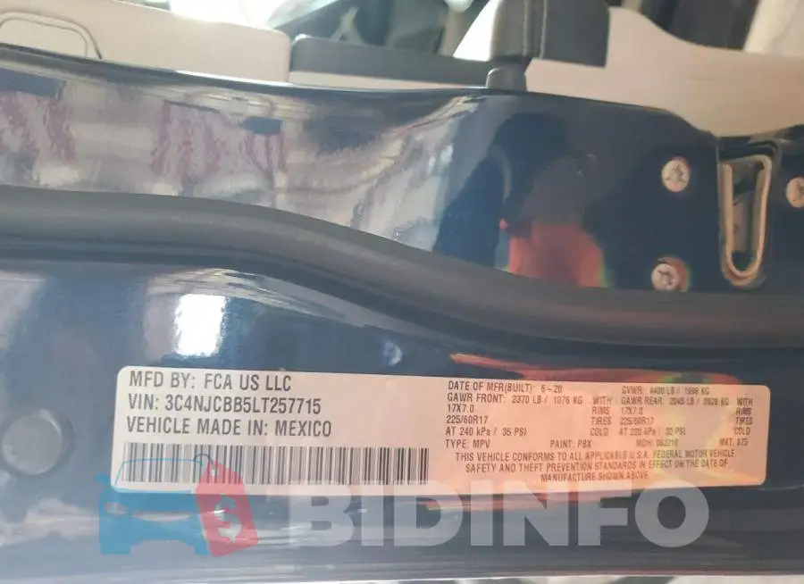 3C4NJCBB5LT257715 Photo# 12