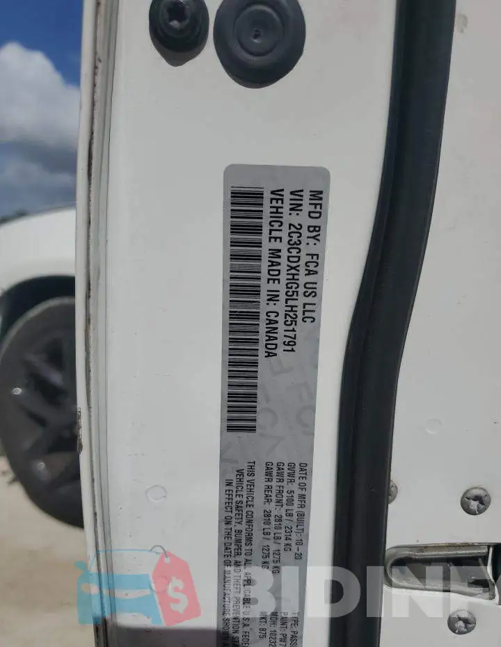 2C3CDXHG5LH251791 Photo# 12