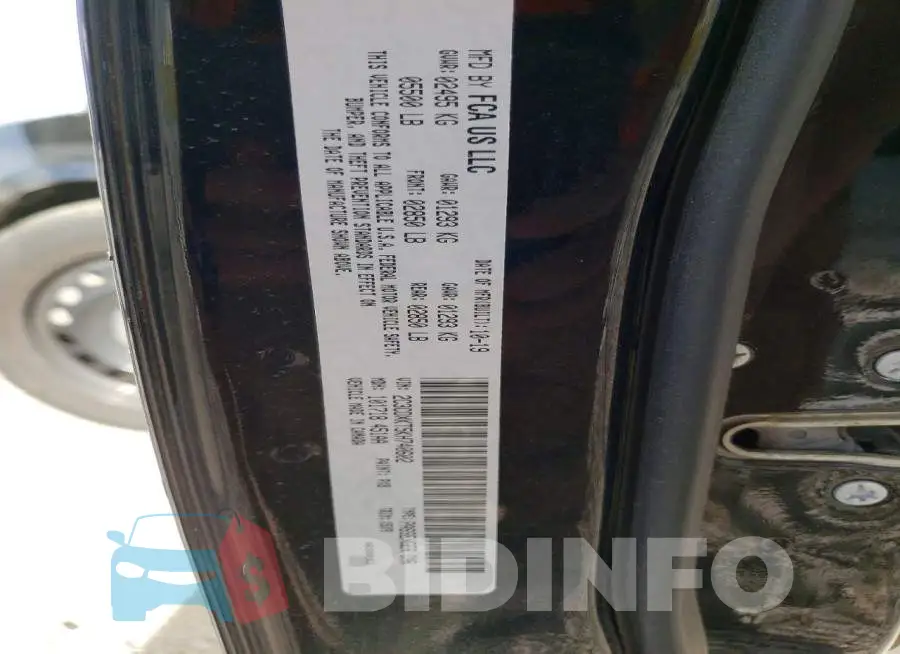 2C3CDXKT5KH740602 Photo# 13