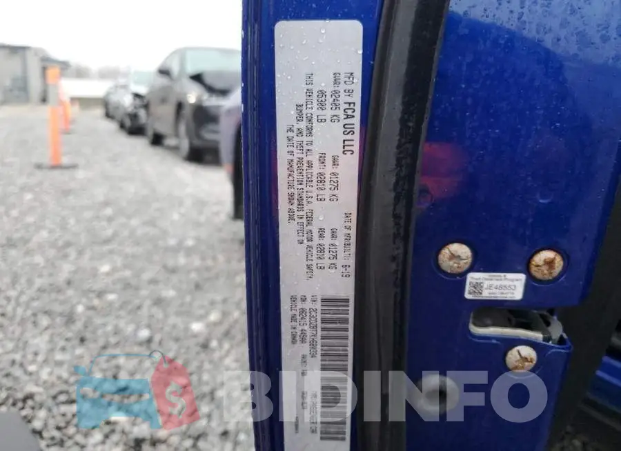 2C3CDZBT7KH680334 Photo# 12
