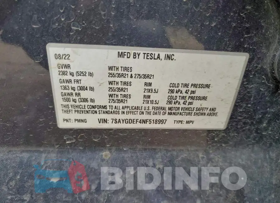 7SAYGDEF4NF518997 Photo# 13
