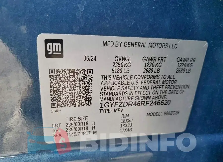 1GYFZDR46RF246620 Photo# 13