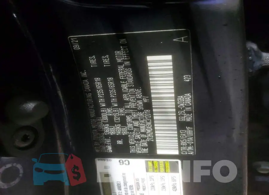 2T2HZMDA5NC312018 Photo# 12