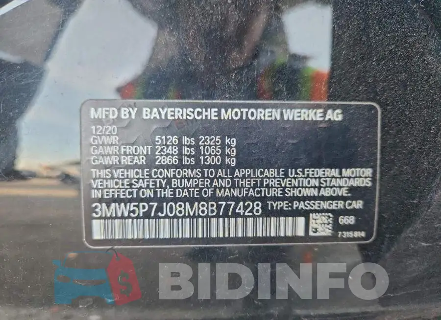 3MW5P7J08M8B77428 Photo# 12