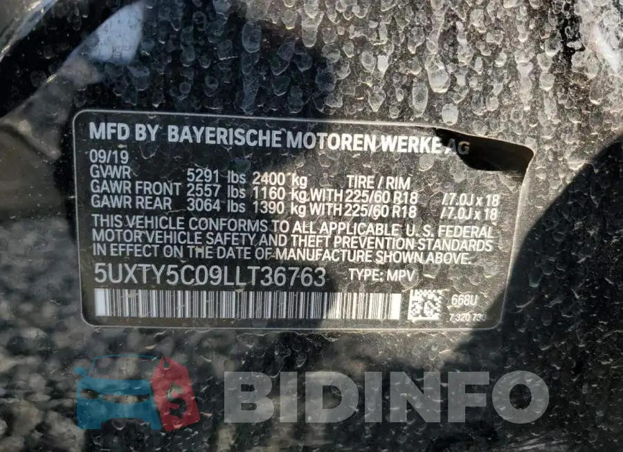 5UXTY5C09LLT36763 Photo# 13