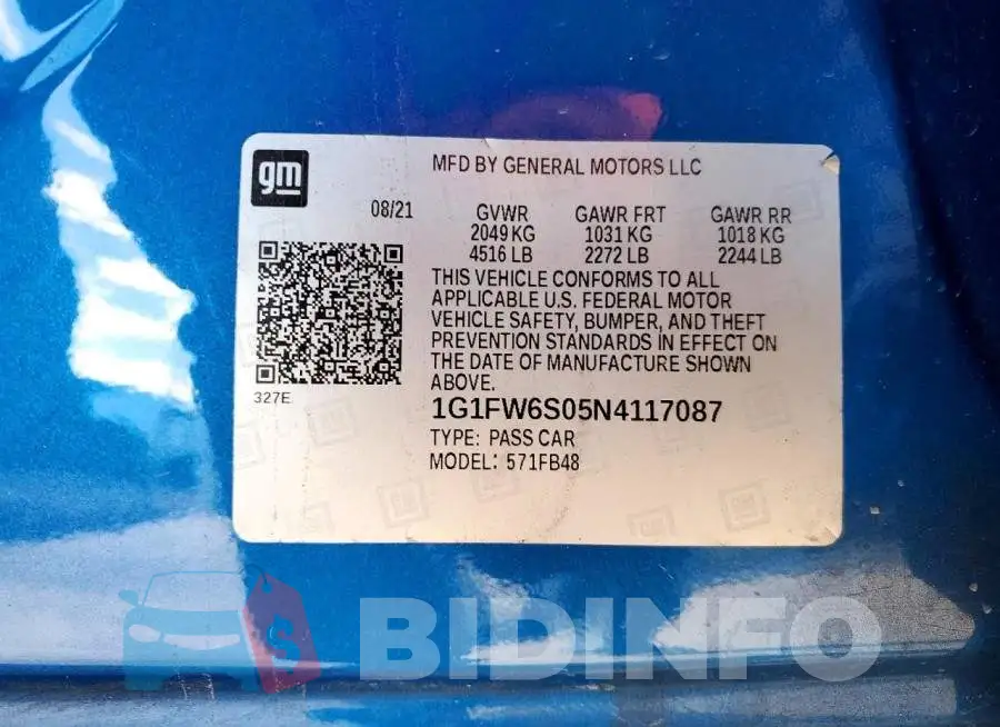 1G1FW6S05N4117087 Photo# 13