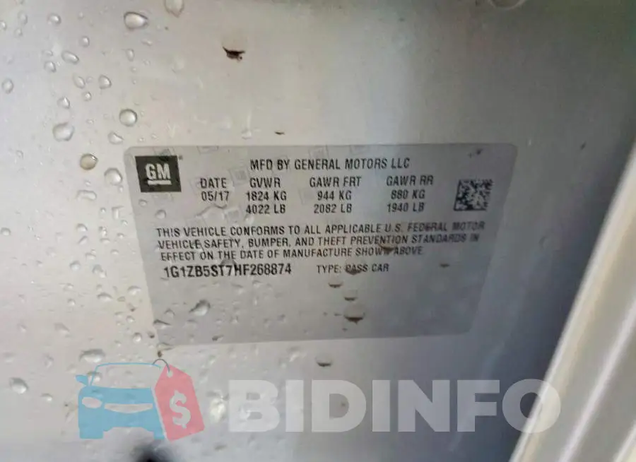 1G1ZB5ST7HF268874 Photo# 12