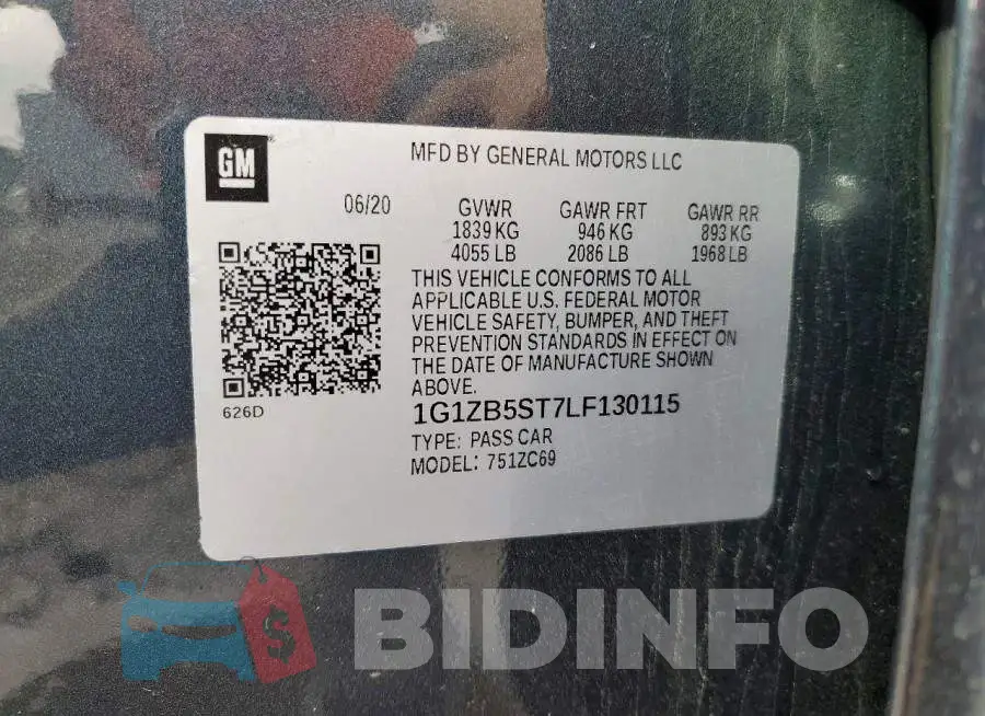 1G1ZB5ST7LF130115 Photo# 12