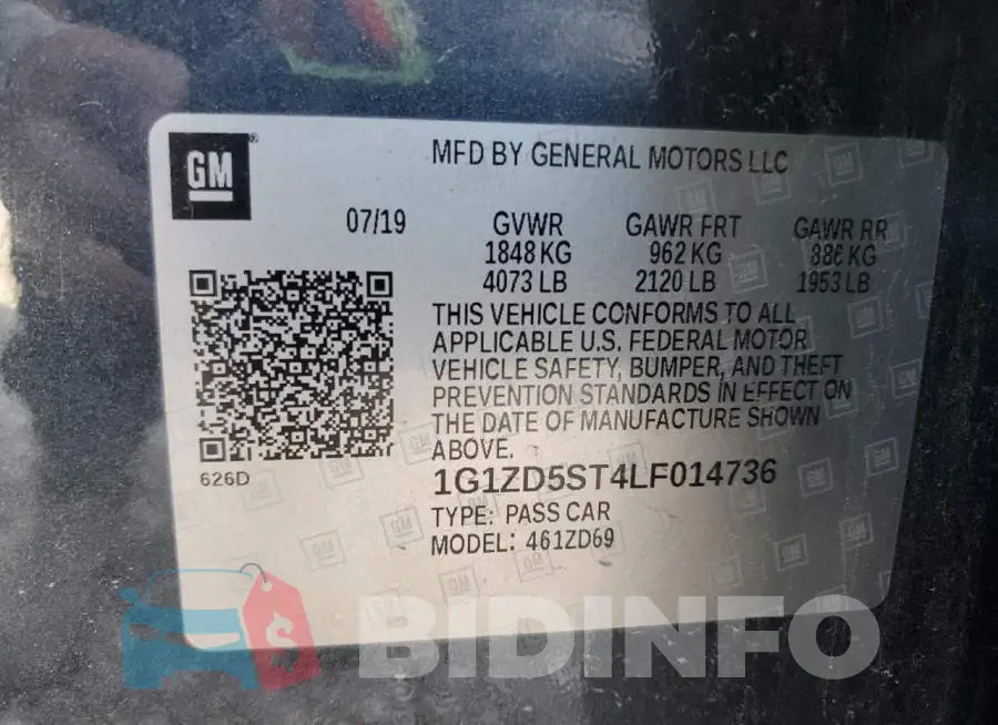 1G1ZD5ST4LF014736 Photo# 12
