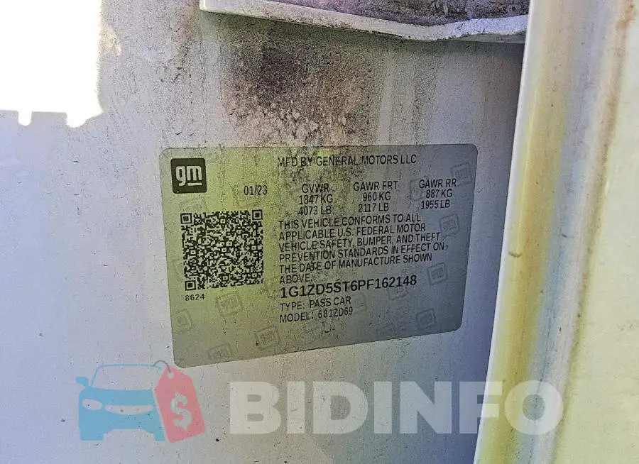1G1ZD5ST6PF162148 Photo# 13
