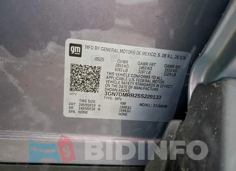 3GN7DMRR2SS229133 Photo# 13