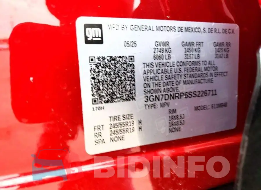 3GN7DNRP6SS226711 Photo# 14