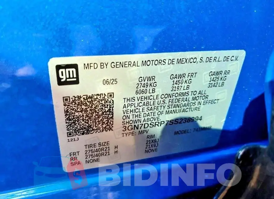3GN7DSRP7SS238994 Photo# 13