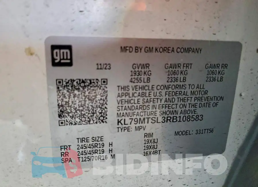 KL79MTSL3RB108583 Photo# 13