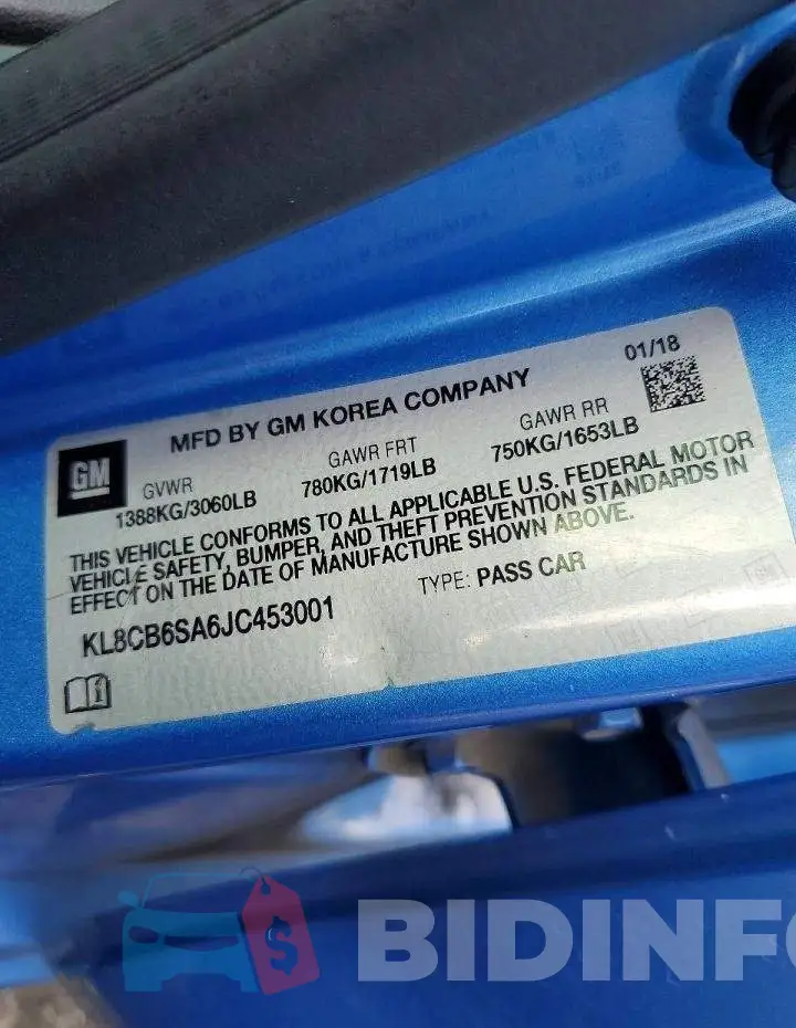 KL8CB6SA6JC453001 Photo# 13
