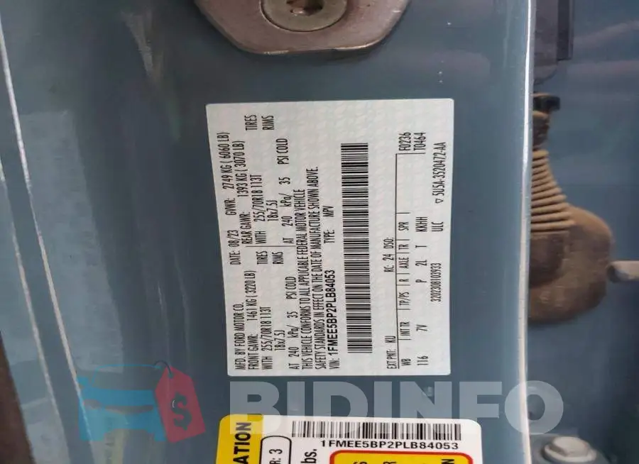 1FMEE5BP2PLB84053 Photo# 13