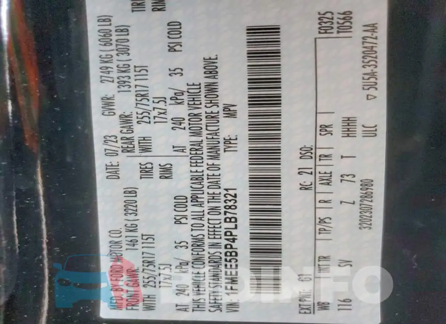 1FMEE5BP4PLB78321 Photo# 14
