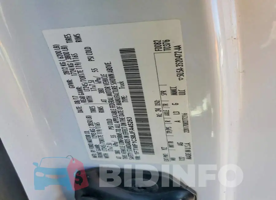 1FTMF1C58JFA45263 Photo# 12