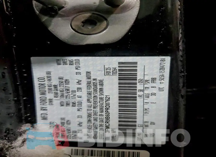 3FMCR9B60PRD07621 Photo# 14
