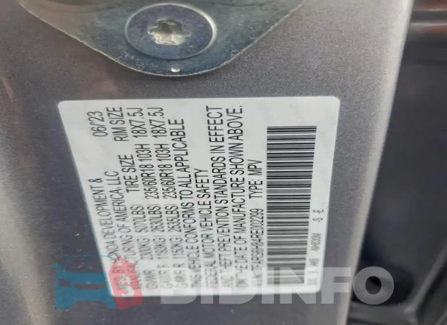 7FARS6H84RE002299 Photo# 12