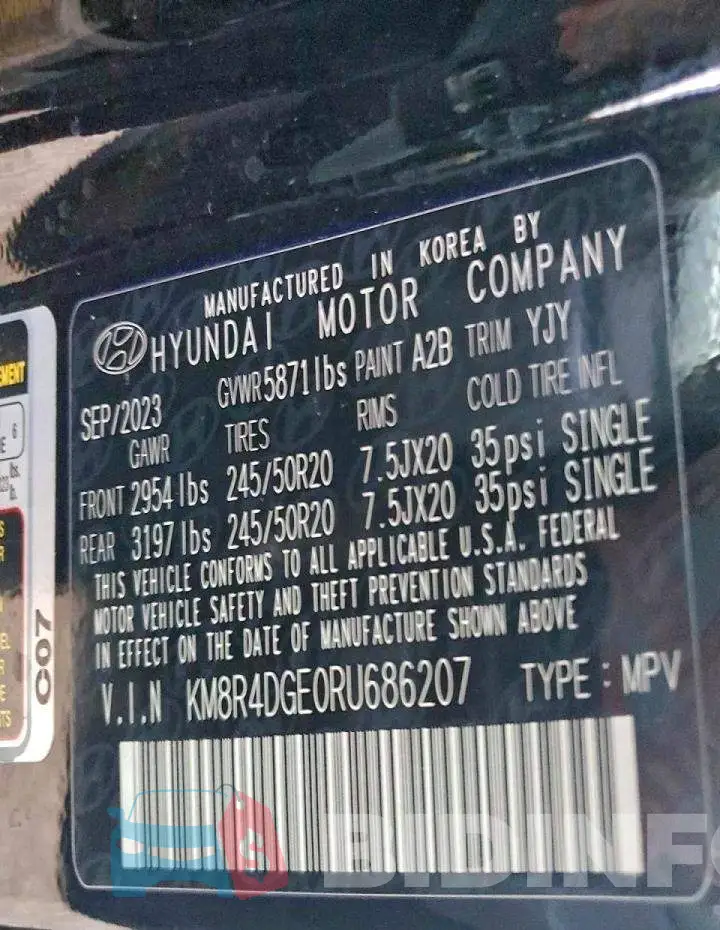 KM8R4DGE0RU686207 Photo# 13