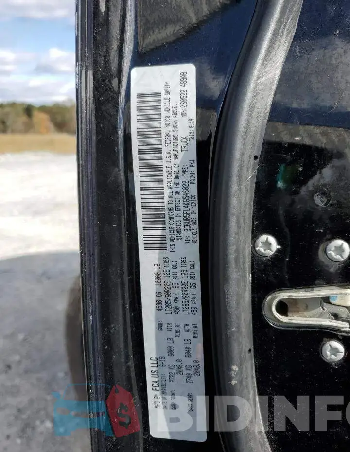 3C6UR5FL4KG546022 Photo# 12
